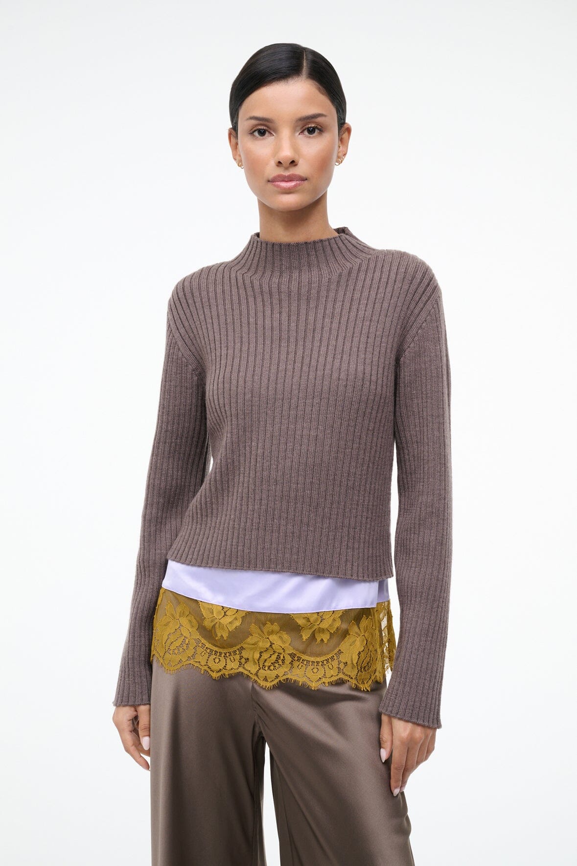 Willow Sweater Truffle | STAUD Deals