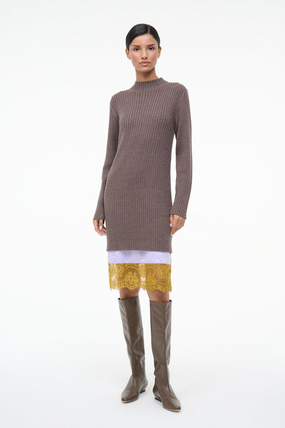 Willow Sweater Dress Truffle | STAUD Top Pick