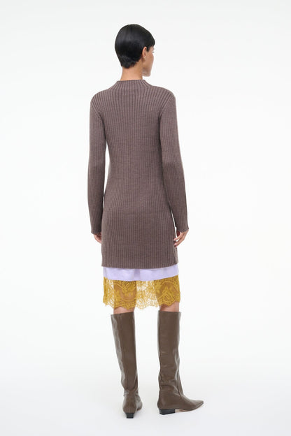 Willow Sweater Dress Truffle | STAUD Top Pick