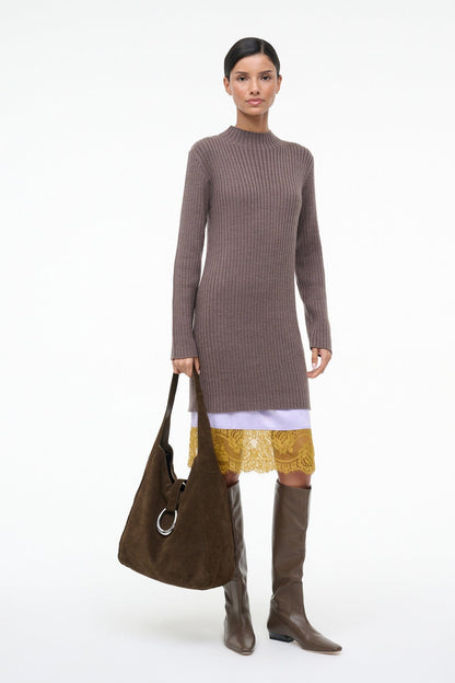 Willow Sweater Dress Truffle | STAUD Top Pick