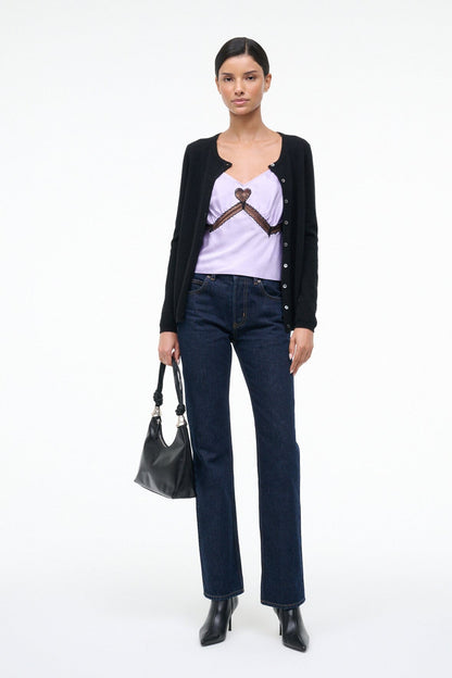 Terra Silk Top Wisteria | STAUD Discount