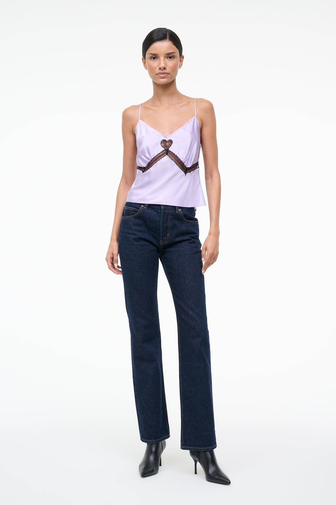 Terra Silk Top Wisteria | STAUD Discount