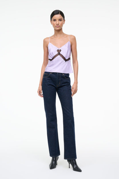 Terra Silk Top Wisteria | STAUD Discount
