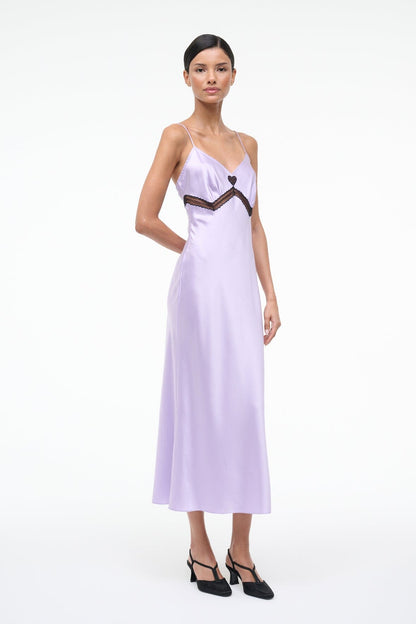 Terra Silk Dress Wisteria | STAUD Top Pick