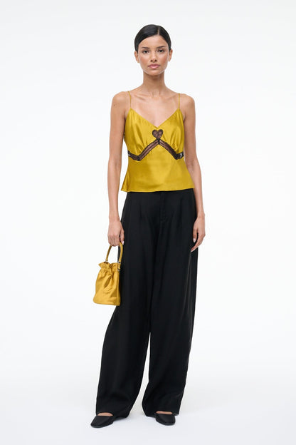 Terra Silk Top Turmeric | STAUD Quality