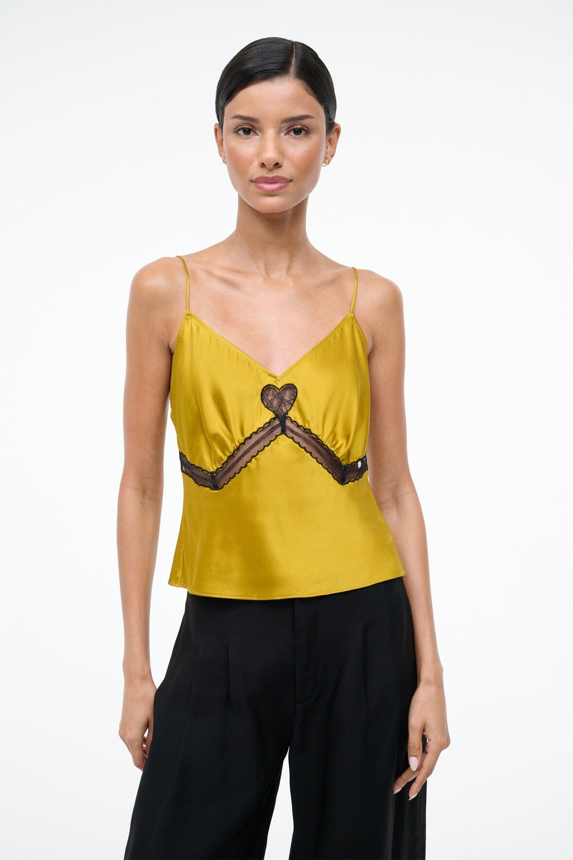 Terra Silk Top Turmeric | STAUD Quality