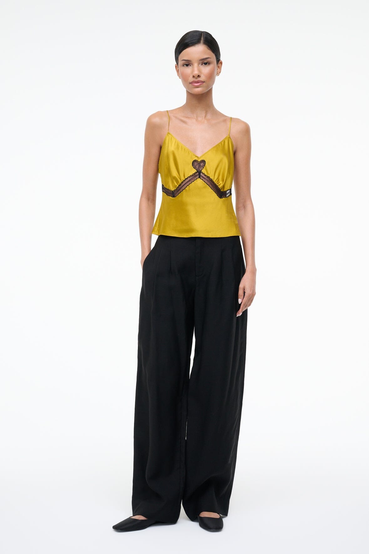 Terra Silk Top Turmeric | STAUD Quality