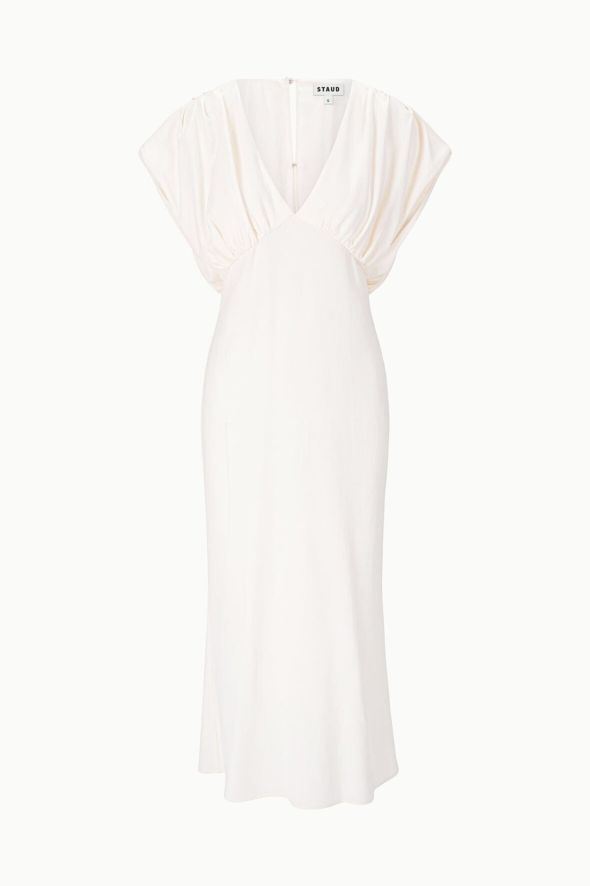 Char Dress Ivory | STAUD New