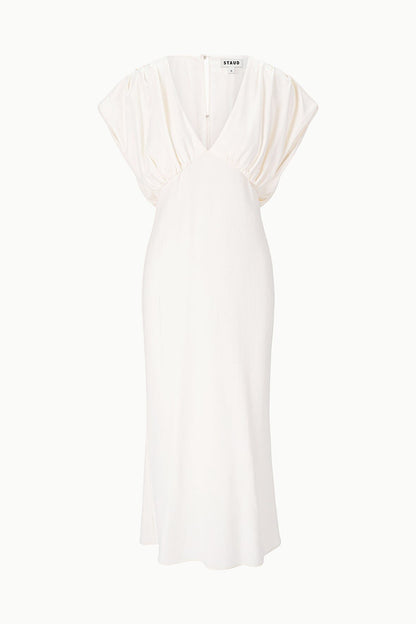 Char Dress Ivory | STAUD New
