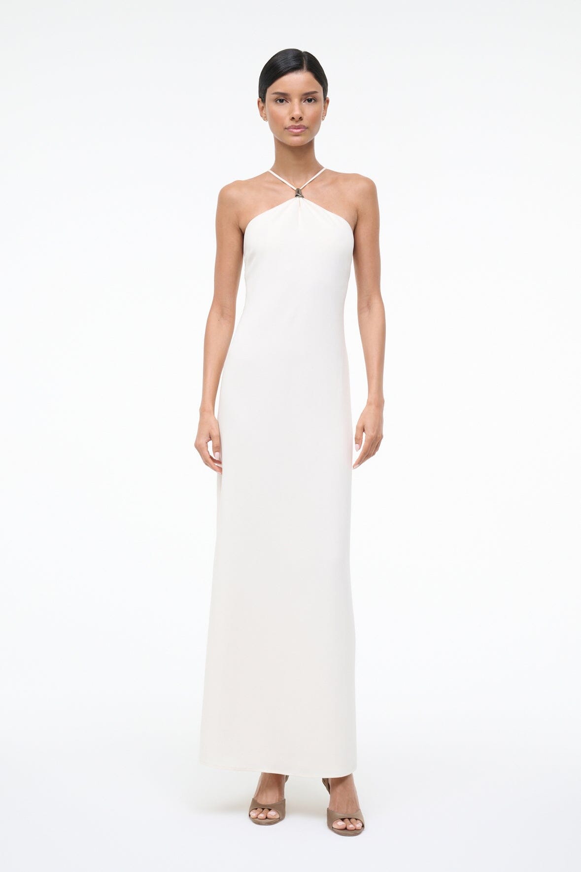 Calla Dress Ivory | STAUD Trending