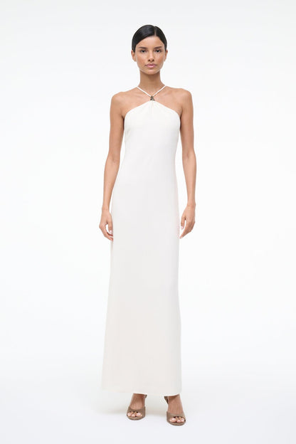Calla Dress Ivory | STAUD Trending