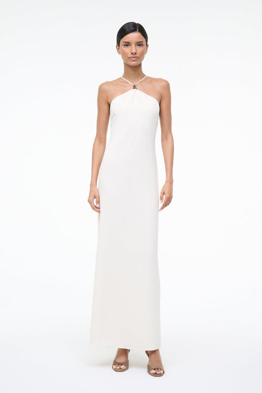 Calla Dress Ivory | STAUD Trending
