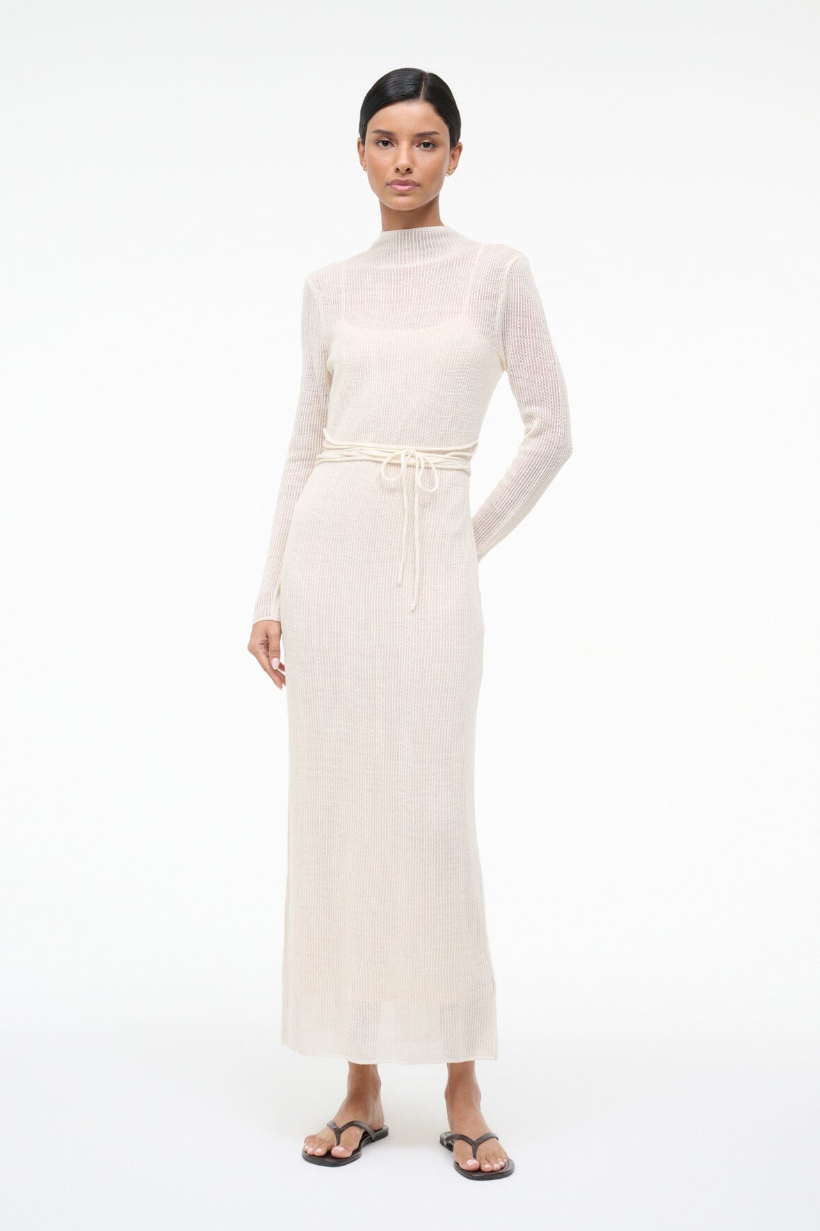 Marianne Dress Ivory | STAUD Exclusive