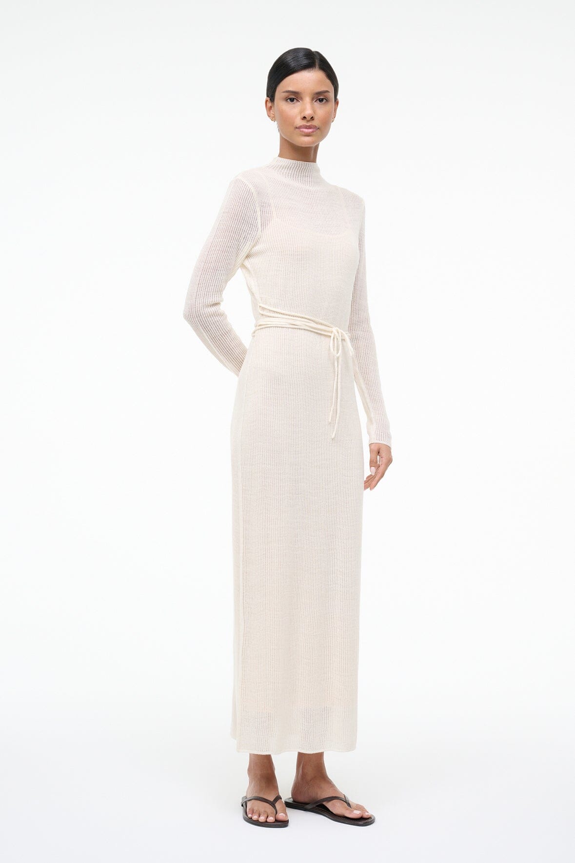 Marianne Dress Ivory | STAUD Exclusive