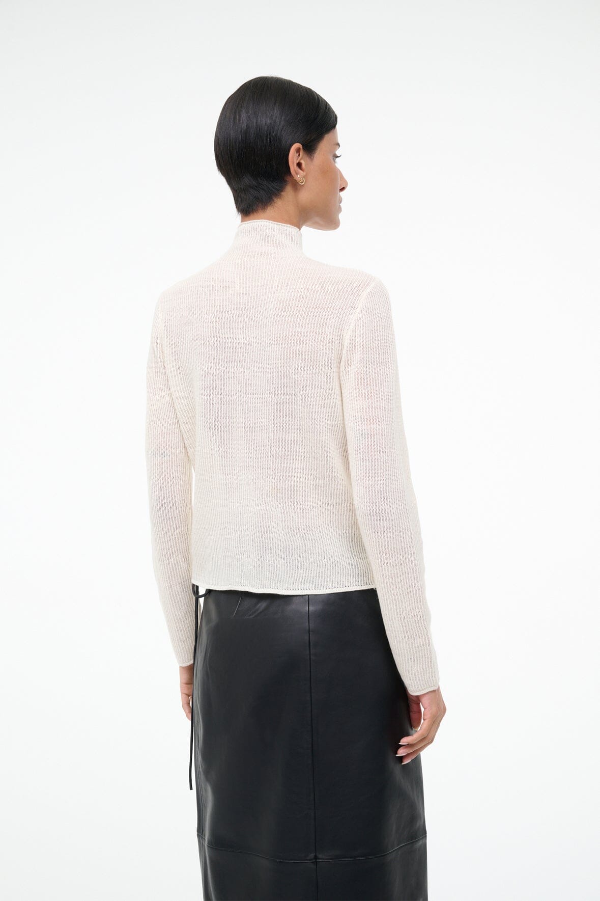 Marianne Sweater Ivory | STAUD Signature