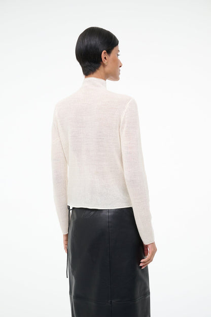 Marianne Sweater Ivory | STAUD Signature