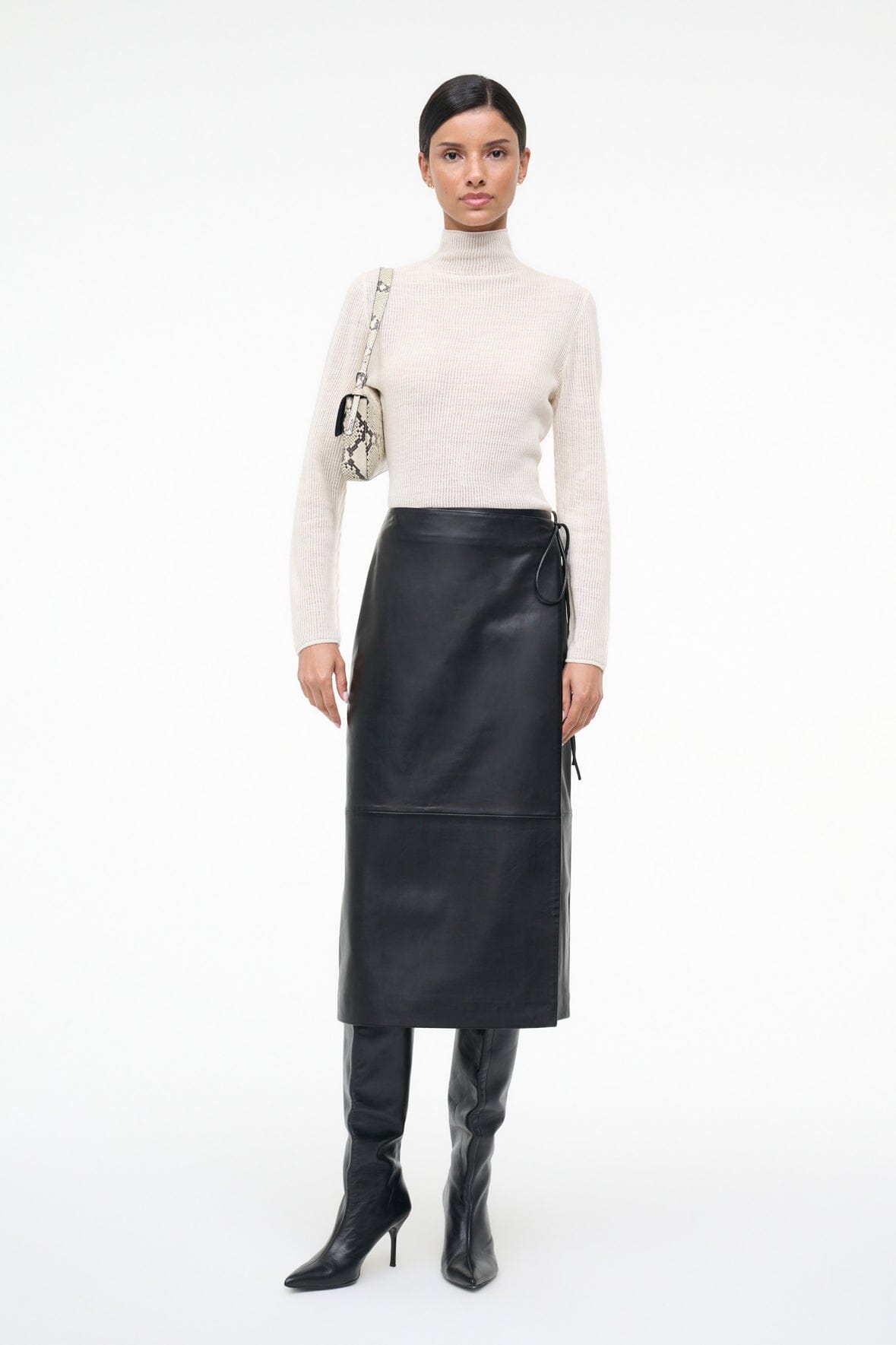 Marianne Sweater Ivory | STAUD Signature