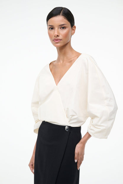 Orion Dress Ivory Black | STAUD Quality