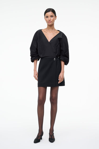 Orion Mini Dress Black | STAUD Trending