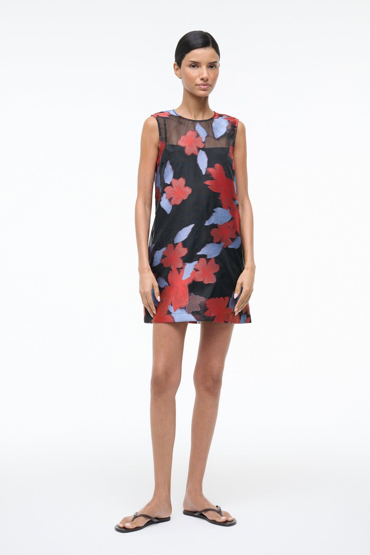 Brea Dress Night Garden | STAUD Deals