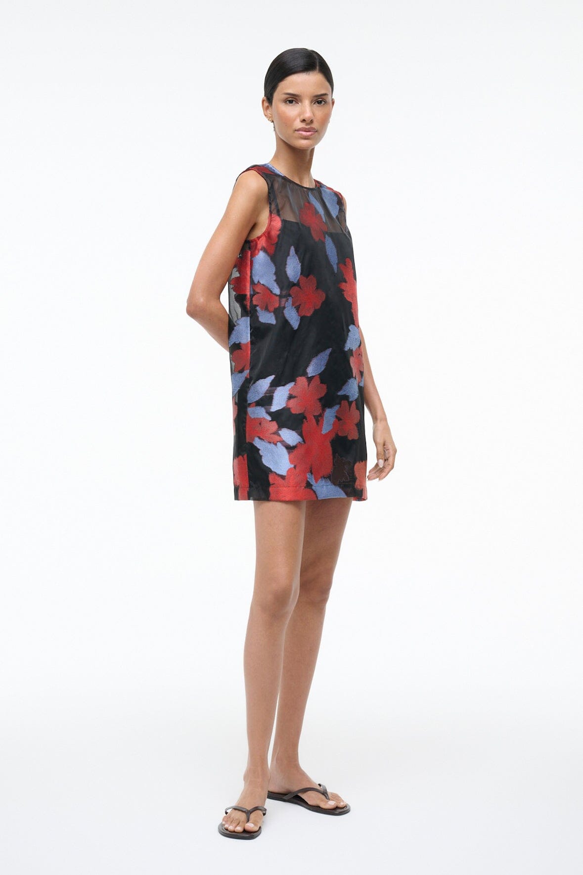 Brea Dress Night Garden | STAUD Deals