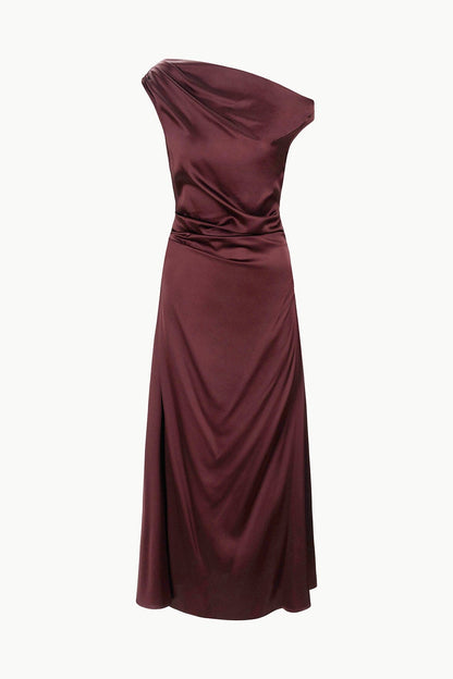 Phare Dress Merlot | STAUD Classic