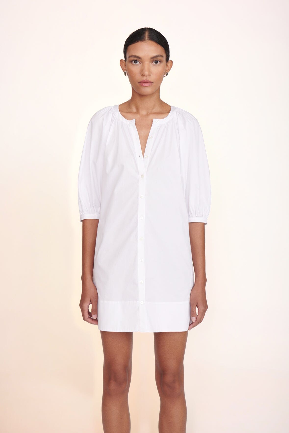 Mini Vincent Dress - White | STAUD Everyday