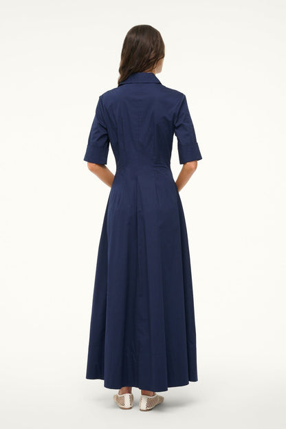 Joan Maxi Dress Navy | STAUD Exclusive