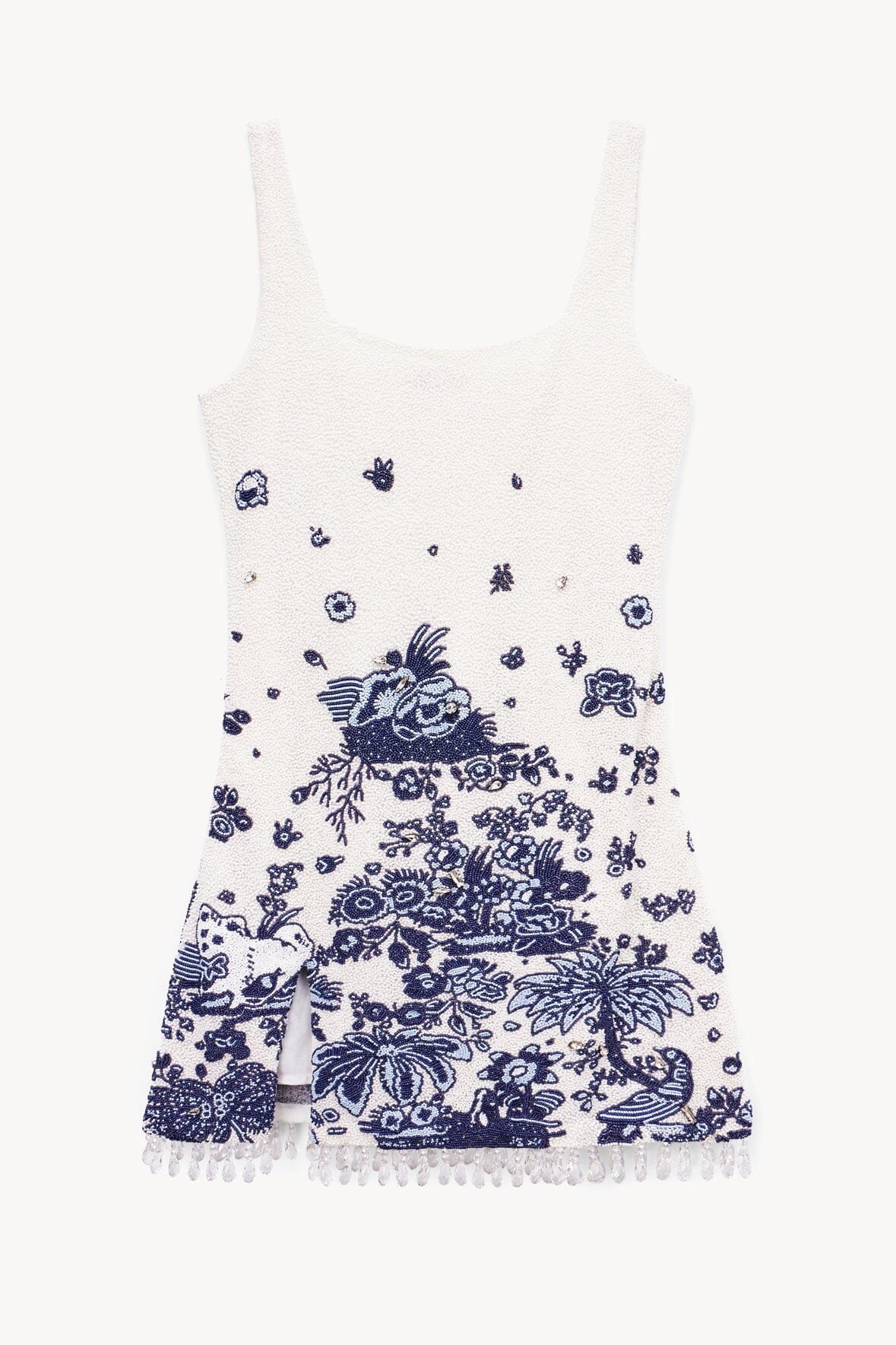 Le Sable Dress Blue Toile | STAUD Featured