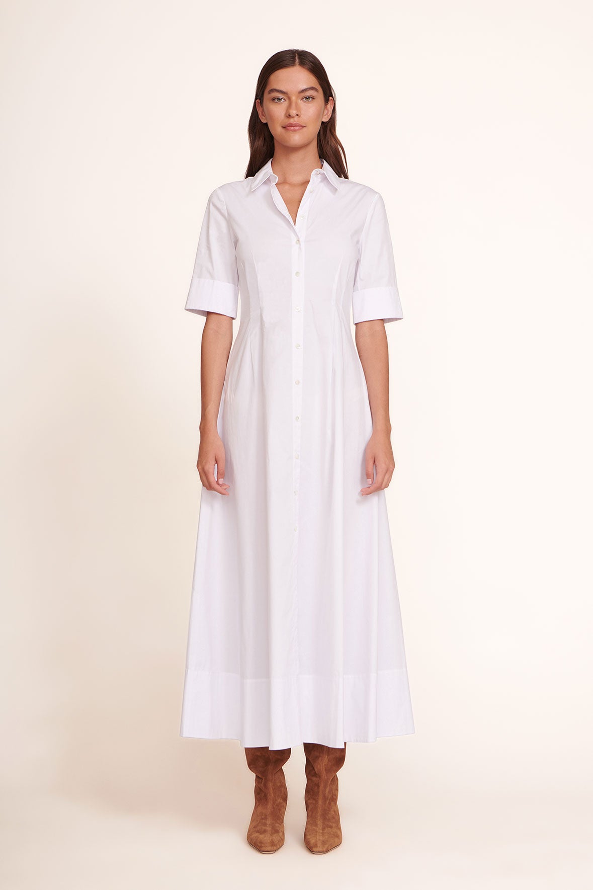 Joan Maxi Dress - White | STAUD Trusted