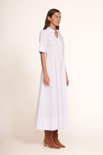 Joan Maxi Dress - White | STAUD Trusted