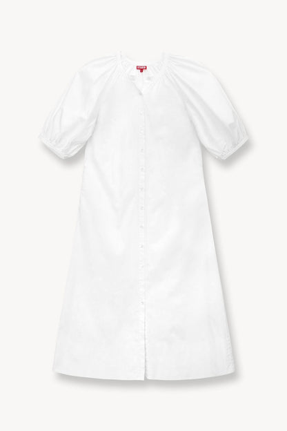 Vincent Dress - White | STAUD Great Value