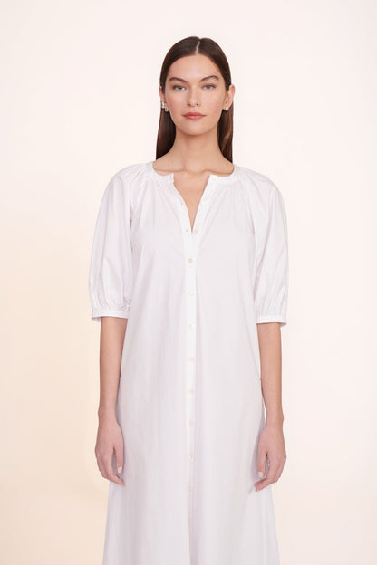 Vincent Dress - White | STAUD Great Value