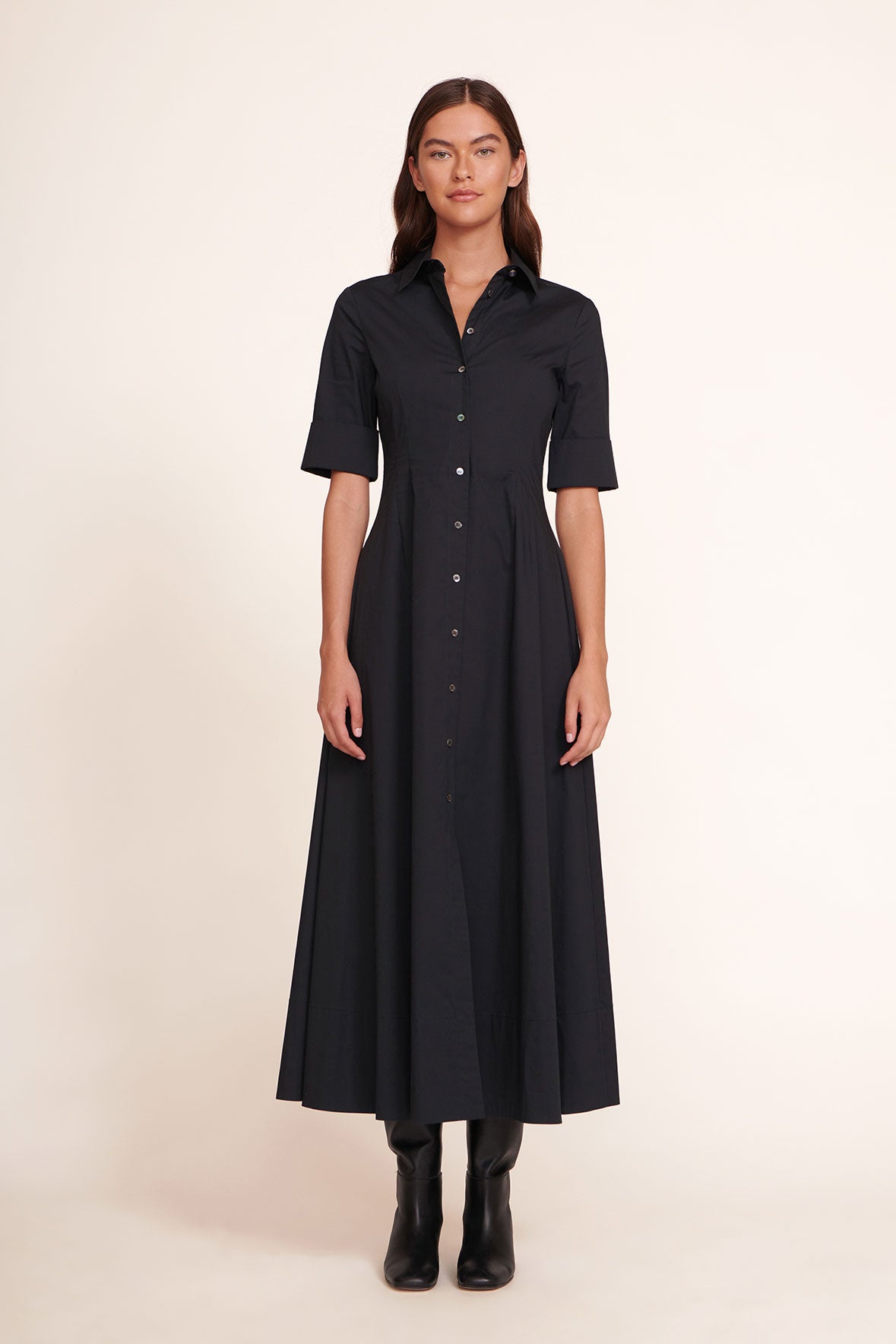 Joan Maxi Dress Black | STAUD Special Offer
