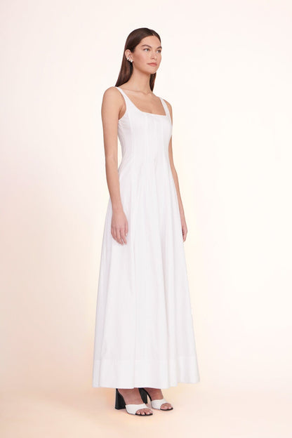 Wells Maxi Dress White | STAUD Sale