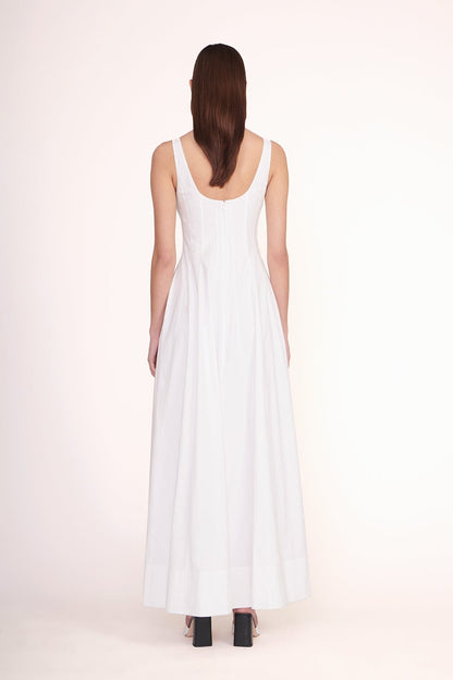 Wells Maxi Dress White | STAUD Sale