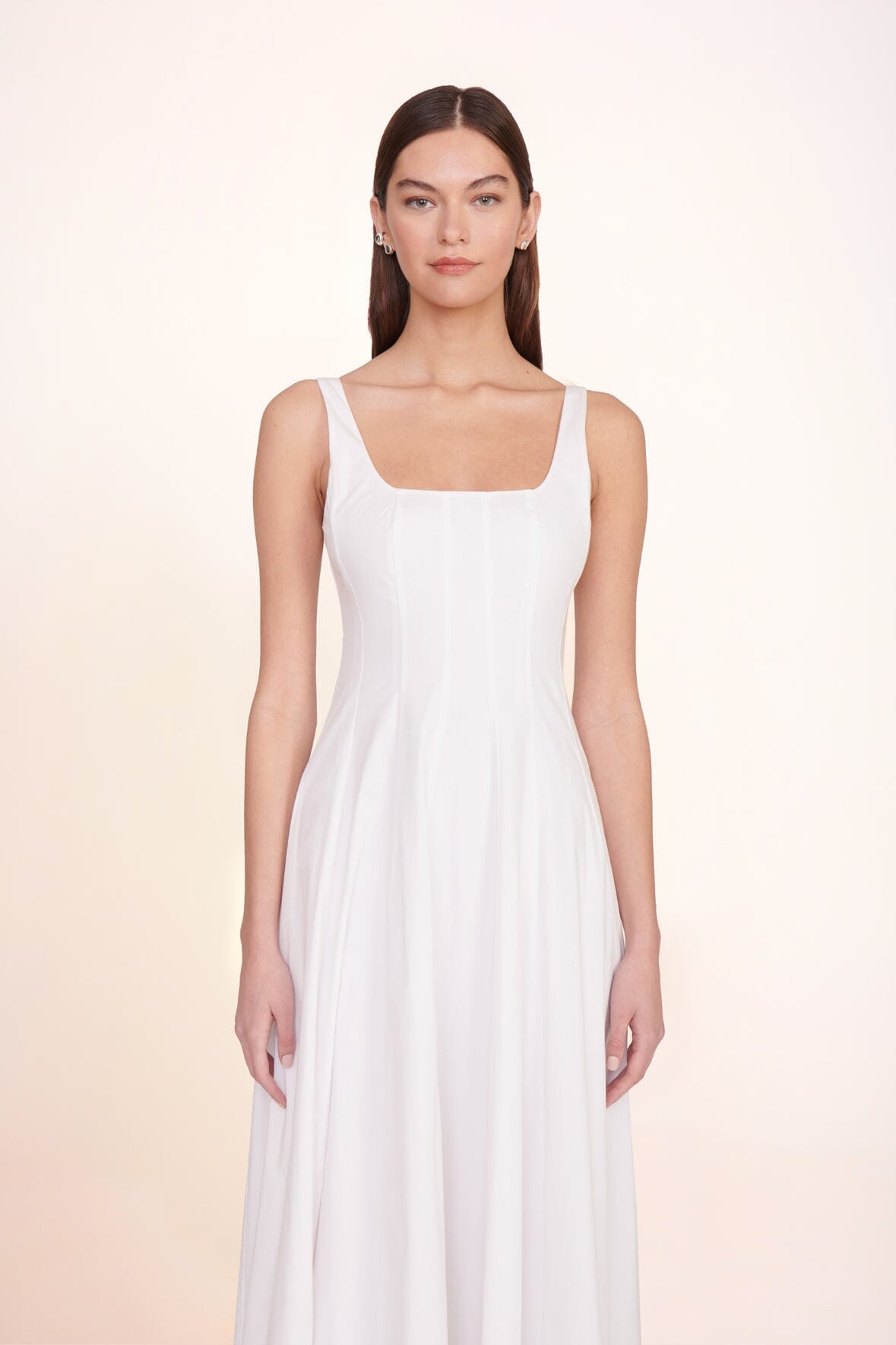 Wells Maxi Dress White | STAUD Sale