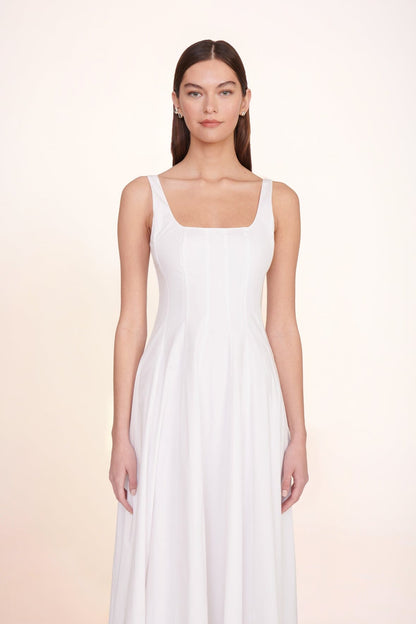 Wells Maxi Dress White | STAUD Sale