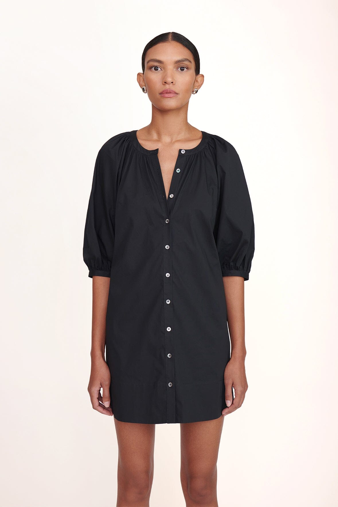 Mini Vincent Dress - Black | STAUD Essential