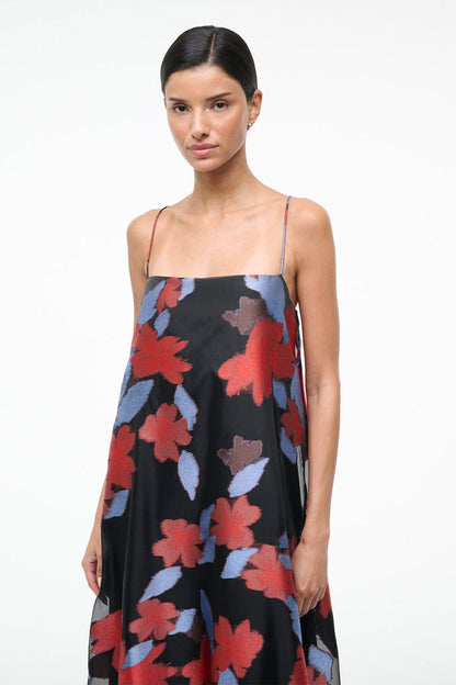 Delfina Dress Night Garden | STAUD Featured