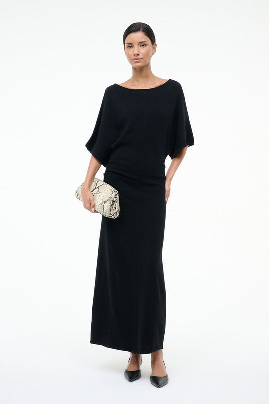 Amelie Sweater Dress Black | STAUD Featured