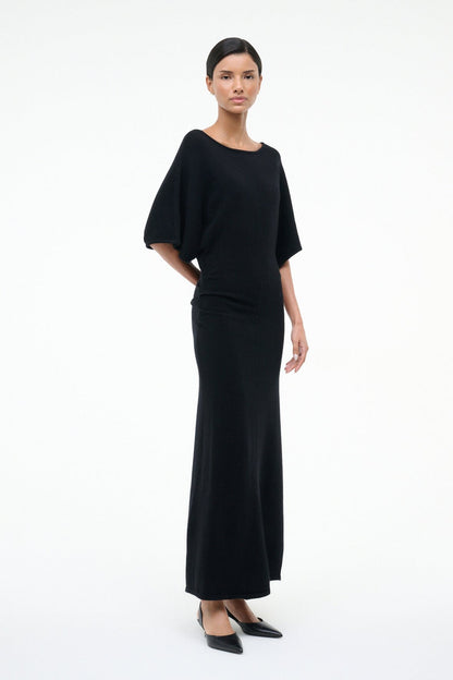 Amelie Sweater Dress Black | STAUD Featured
