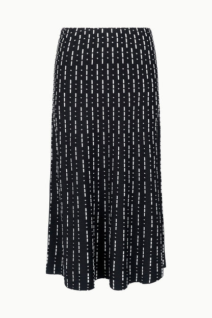 Lena Skirt Black Geo | STAUD Trending