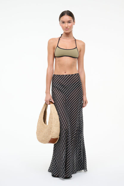 Velma Skirt Black Geo | STAUD Deals