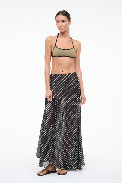 Velma Skirt Black Geo | STAUD Deals