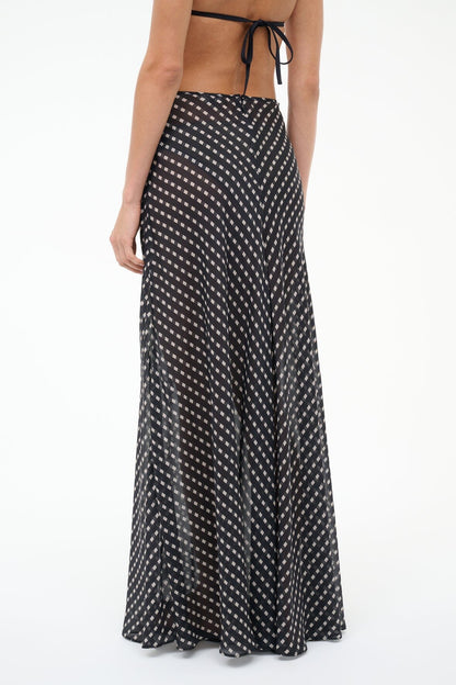 Velma Skirt Black Geo | STAUD Deals