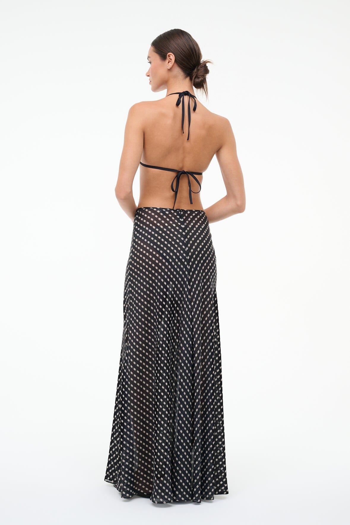 Velma Skirt Black Geo | STAUD Deals
