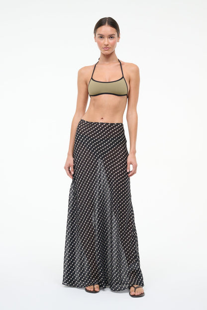 Velma Skirt Black Geo | STAUD Deals