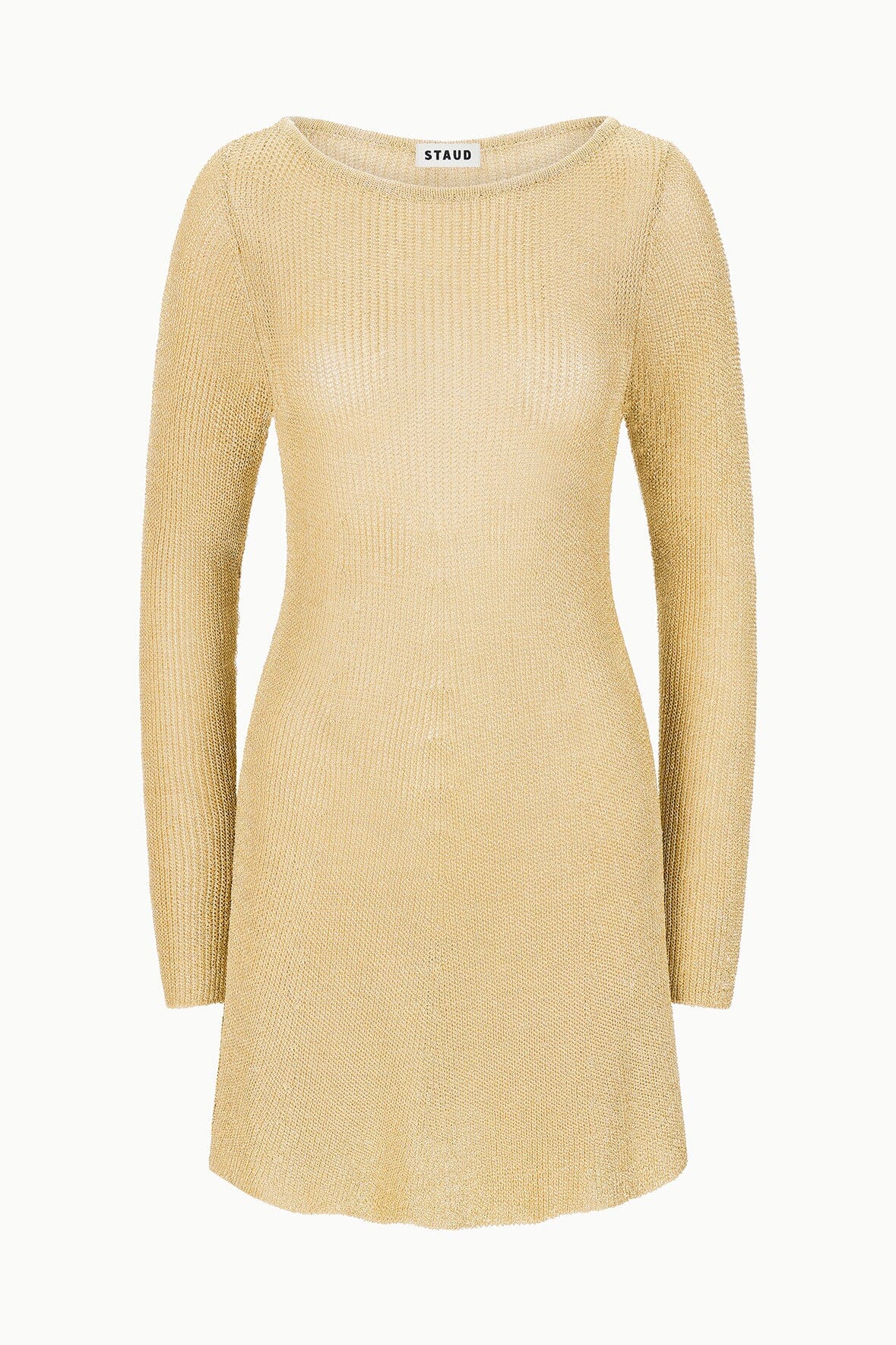 Nikitta Mini Dress Gold | STAUD Sale