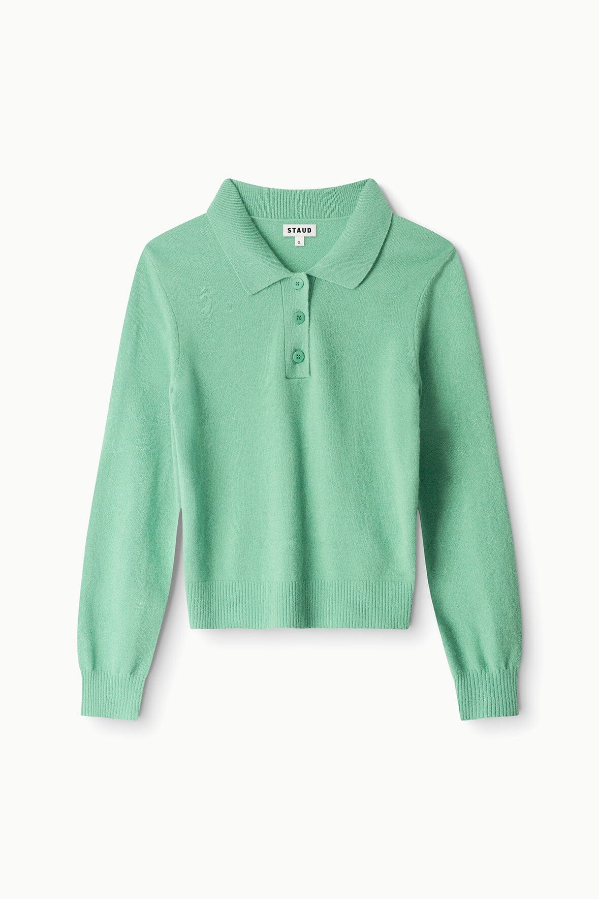 Gemma Cashmere Sweater Leaf | STAUD Great Value